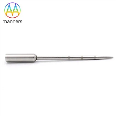 Kónická trubica s kovovým snímačom teploty