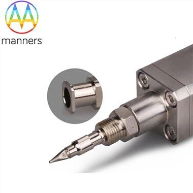 Vysoko presná dávkovacia ihla z nehrdzavejúcej ocele s kužeľovým ventilom s dvojitým závitom