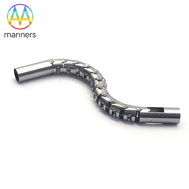 Taliansky zákazník 1000 ks Custom Flexible Endoscope Snake Bone Tube skončil,...