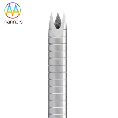 Echogénna ihla s laserovým značením