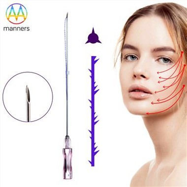 Ihly na šitie závitov PDO pre plastickú chirurgiu