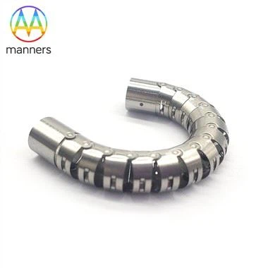 Špirálový rez nerezovej trubice